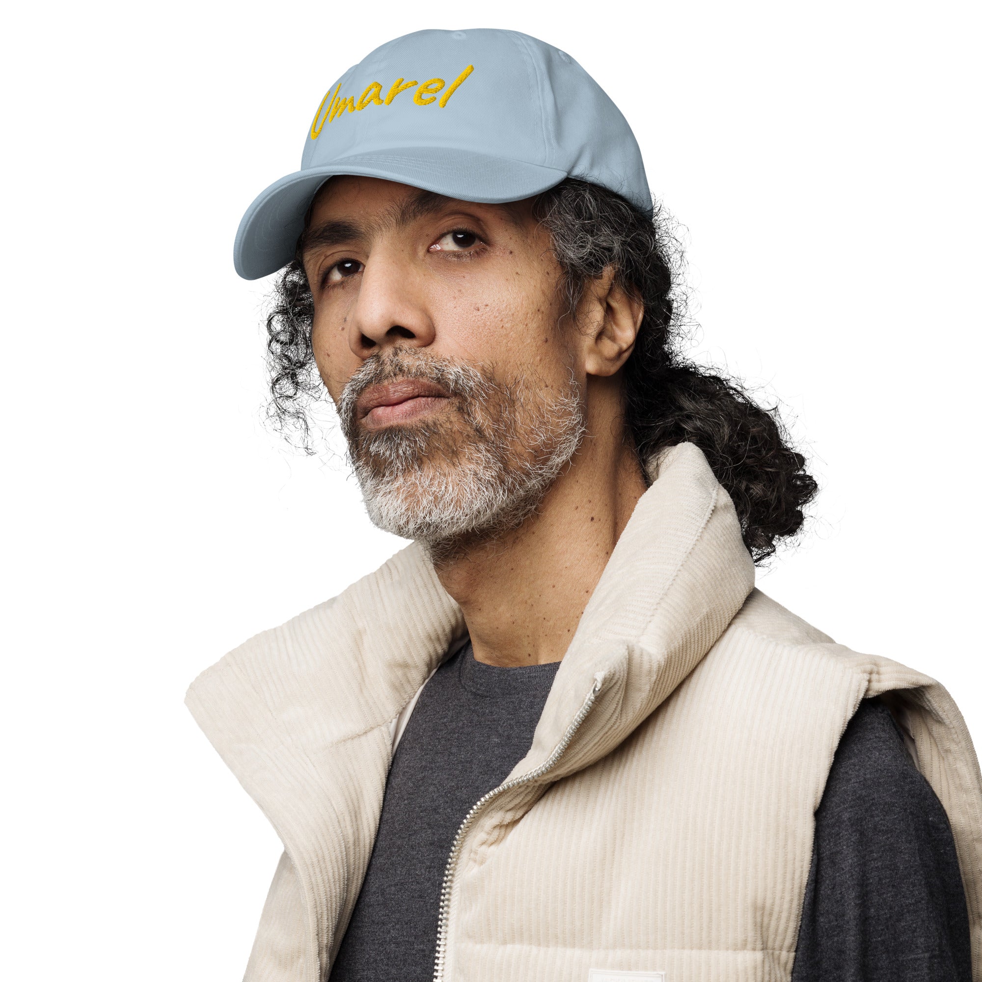 Ricamo Personalizzato - Cappellino Ricamato Unisex Da Baseball Regolabile – Design Umarel-Biiply