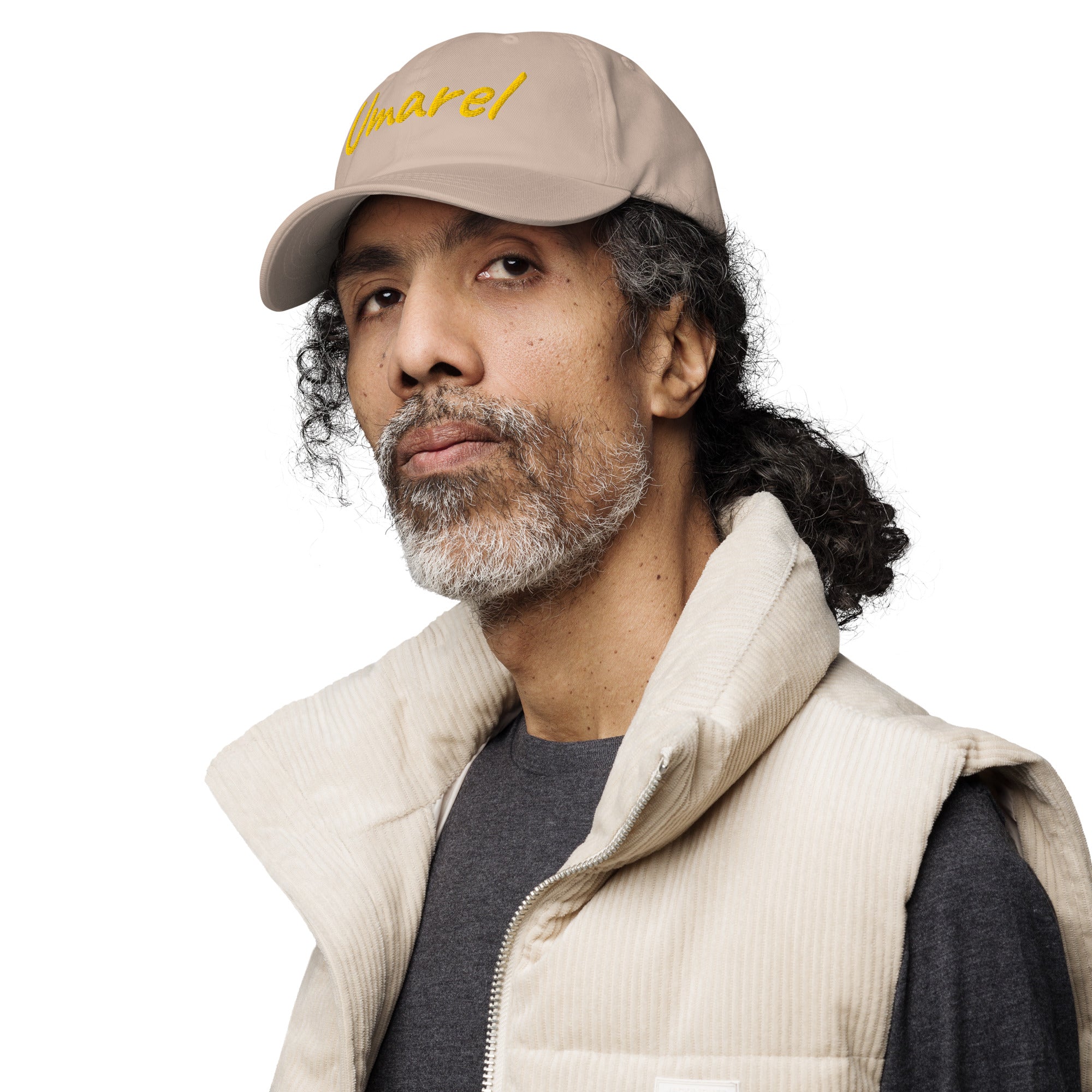 Ricamo Personalizzato - Cappellino Ricamato Unisex Da Baseball Regolabile – Design Umarel-Biiply