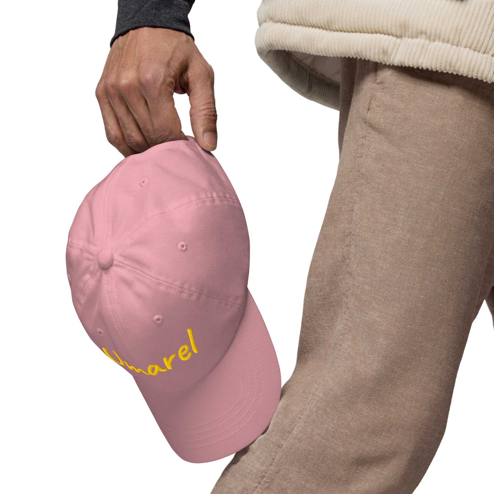 Ricamo Personalizzato - Cappellino Ricamato Unisex Da Baseball Regolabile – Design Umarel-Biiply