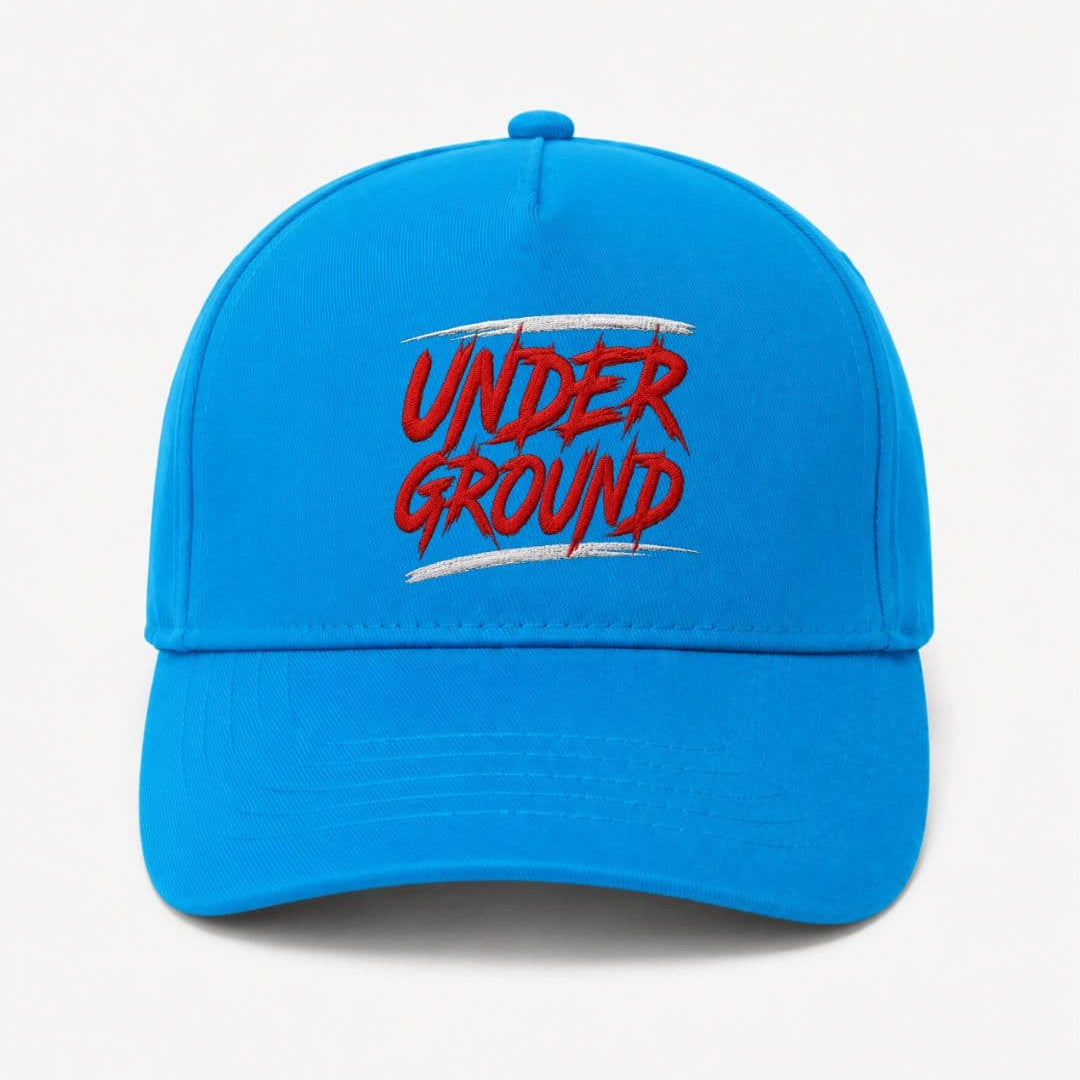 Ricamo Personalizzato - Cappellino Ricamato Unisex Da Baseball Regolabile – Design Underground-Biiply