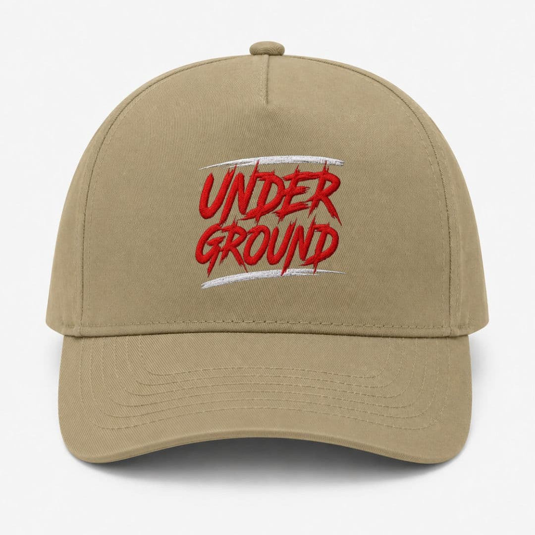 Ricamo Personalizzato - Cappellino Ricamato Unisex Da Baseball Regolabile – Design Underground-Biiply