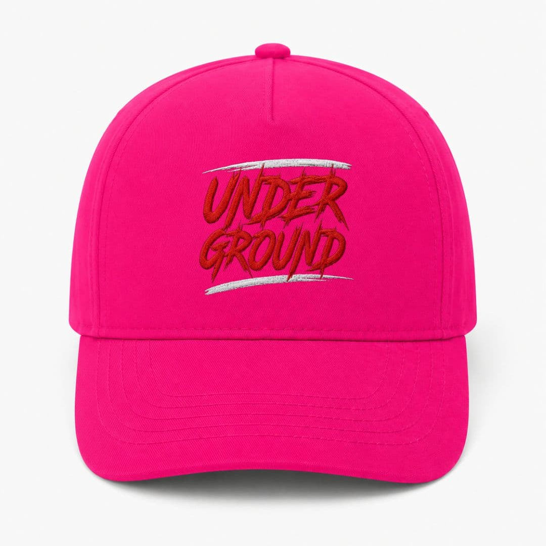 Ricamo Personalizzato - Cappellino Ricamato Unisex Da Baseball Regolabile – Design Underground-Biiply