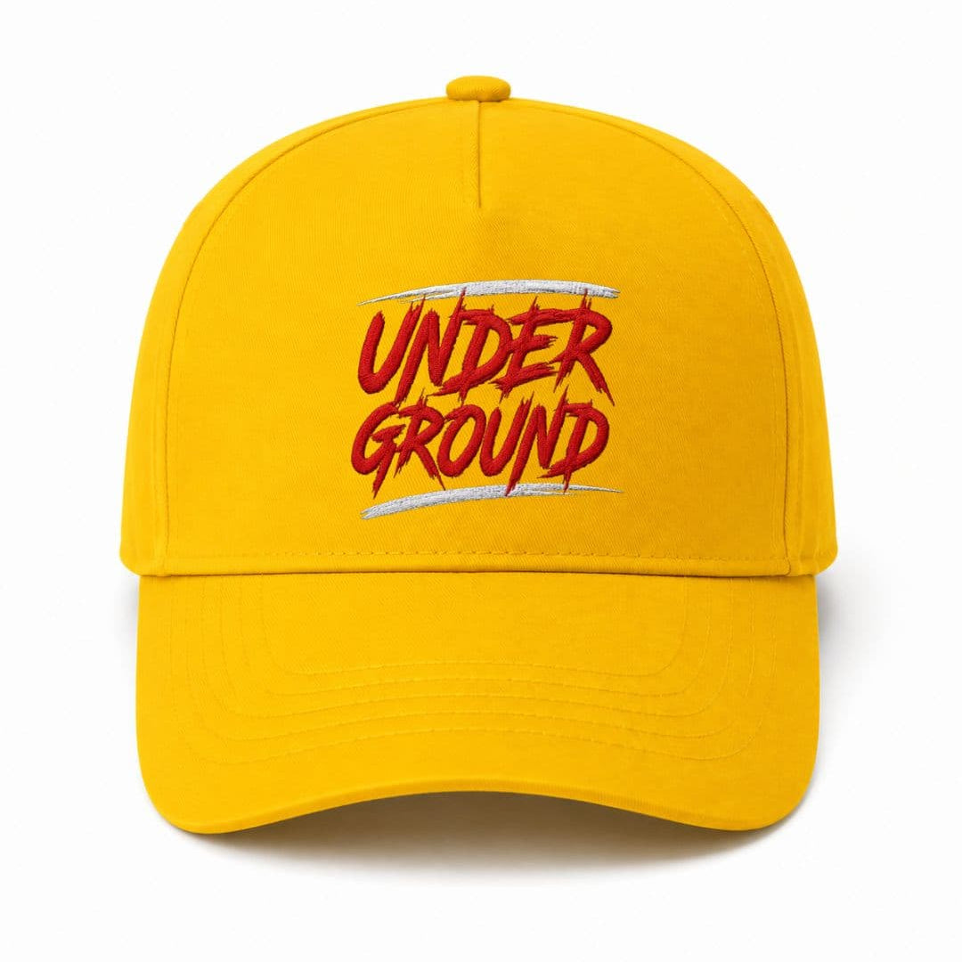 Ricamo Personalizzato - Cappellino Ricamato Unisex Da Baseball Regolabile – Design Underground-Biiply
