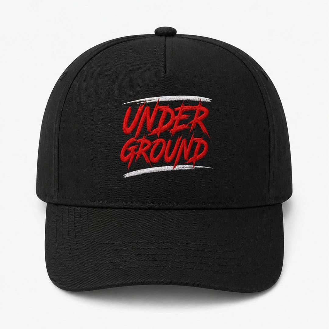 Ricamo Personalizzato - Cappellino Ricamato Unisex Da Baseball Regolabile – Design Underground-Biiply