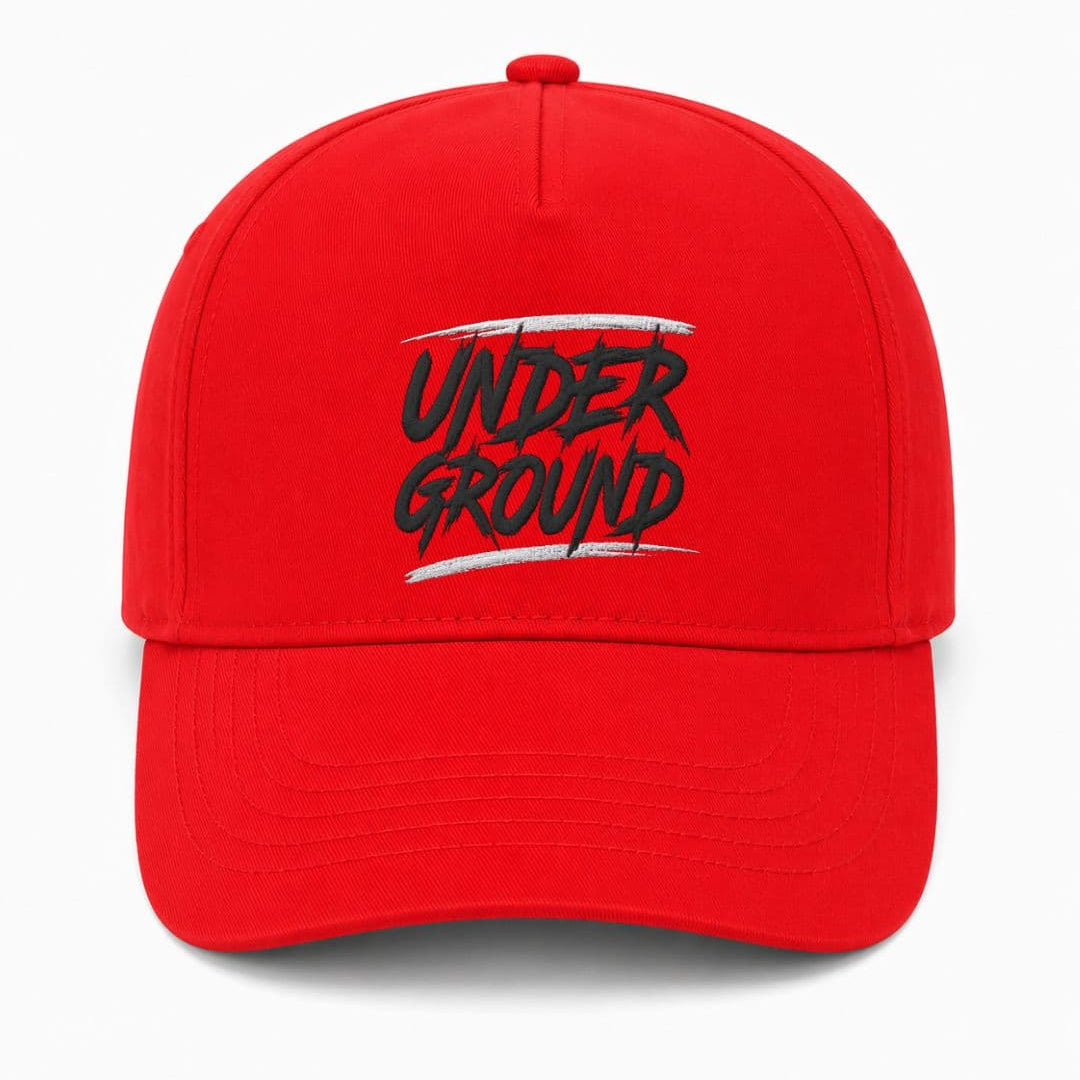 Ricamo Personalizzato - Cappellino Ricamato Unisex Da Baseball Regolabile – Design Underground-Biiply