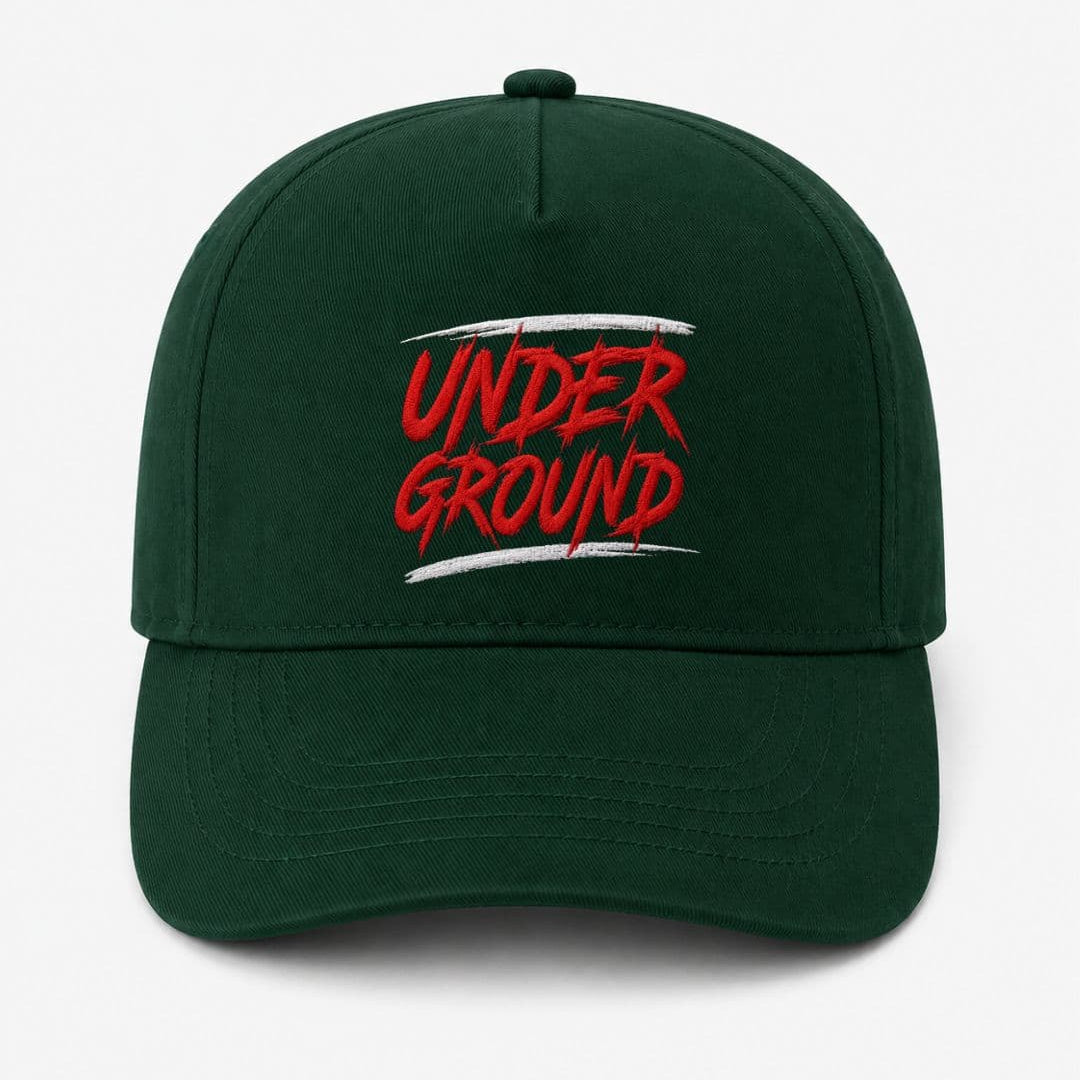 Ricamo Personalizzato - Cappellino Ricamato Unisex Da Baseball Regolabile – Design Underground-Biiply