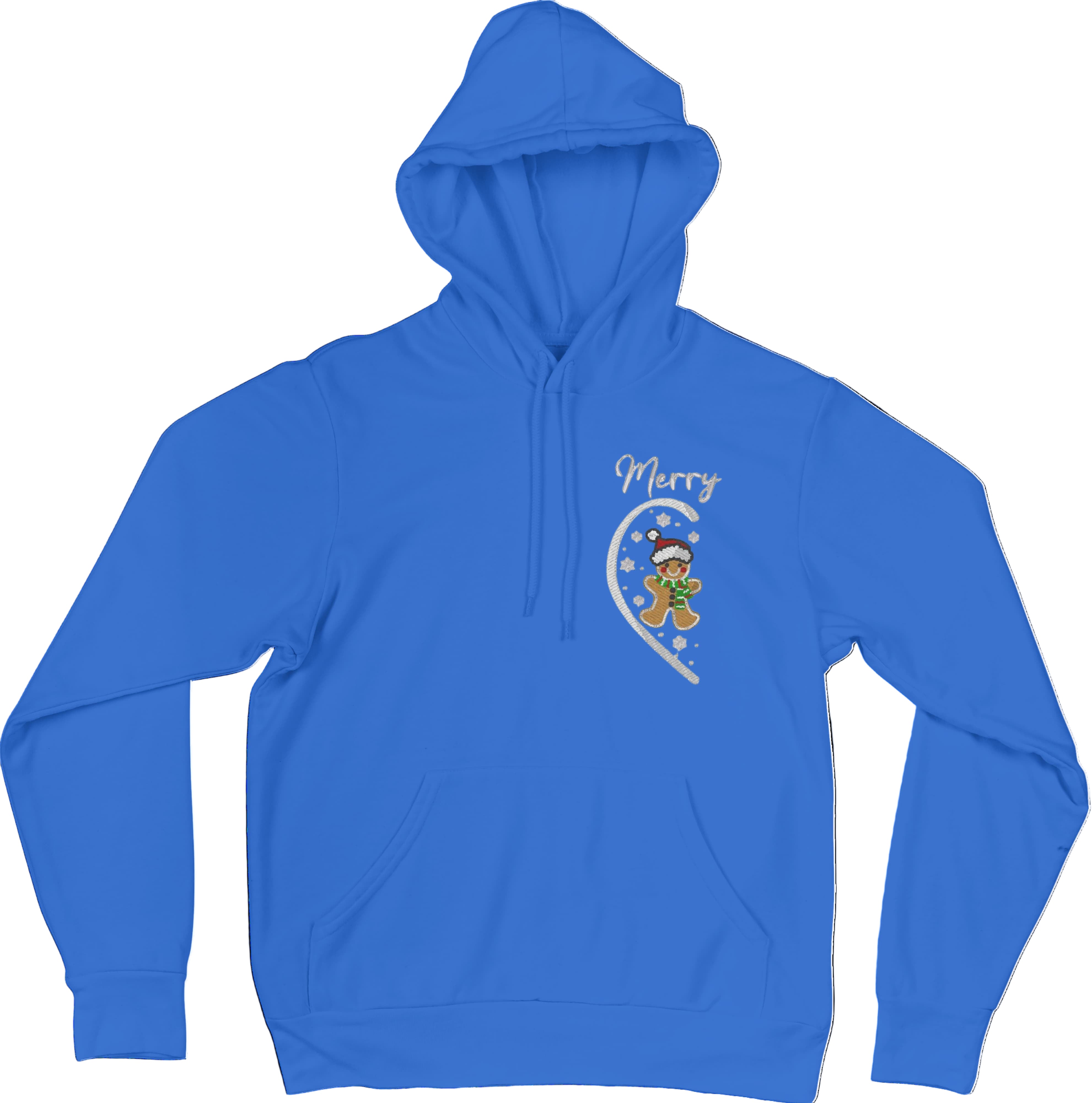Ricamo Personalizzato - Felpa Ricamata Per Lui e Per Lei Unisex – 100% Cotone – Stile Streetwear e Confortevole – Marzapane Natale-Biiply