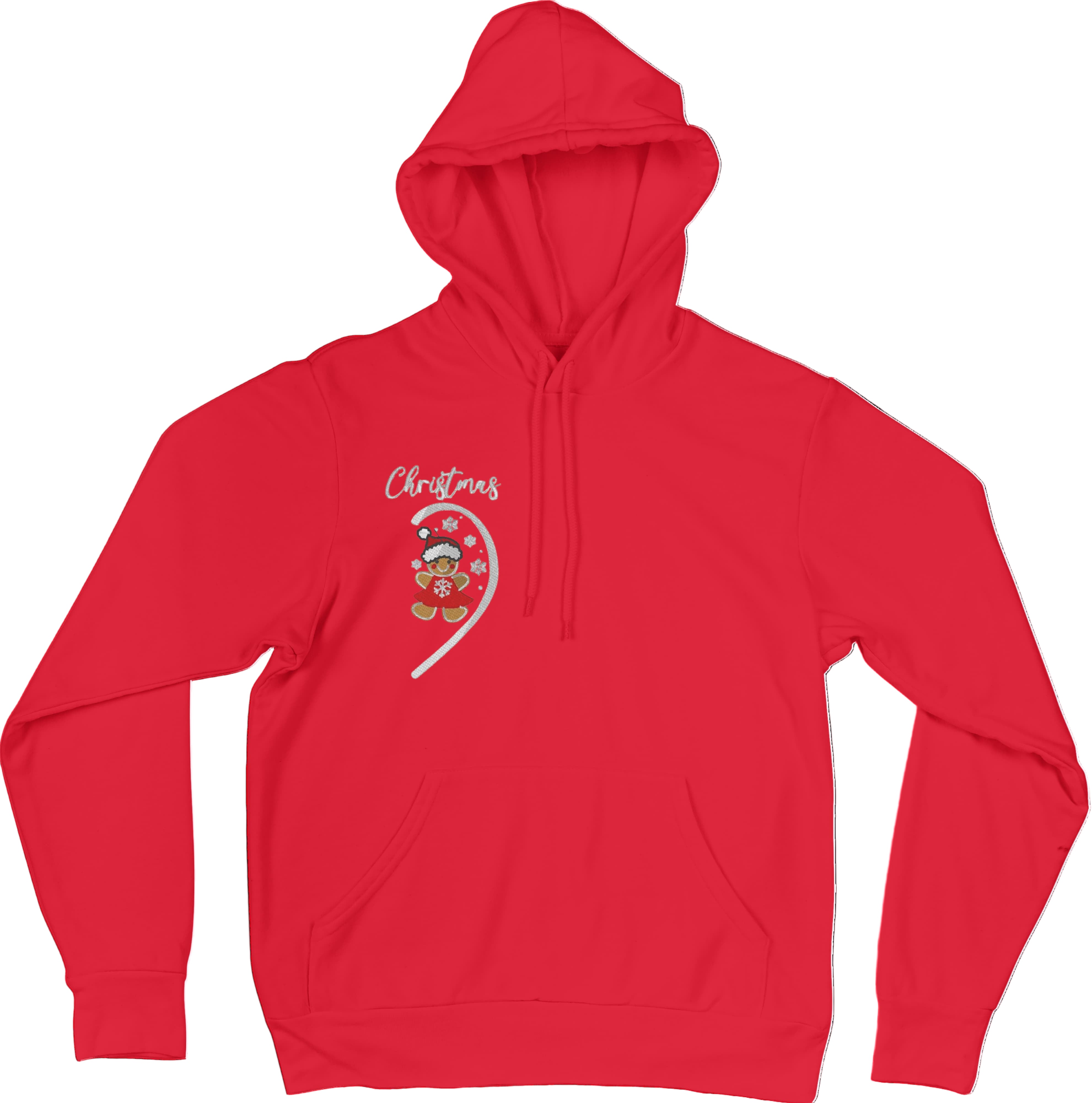 Ricamo Personalizzato - Felpa Ricamata Per Lui e Per Lei Unisex – 100% Cotone – Stile Streetwear e Confortevole – Marzapane Natale-Biiply