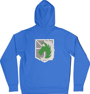Ricamo Personalizzato - Felpa Ricamata Posteriormente Unisex – Morbida con Cappuccio e Tasca Frontale – Corpo di Gendarmeria-Biiply