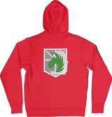 Felpa Ricamata Posteriormente Unisex con cappuccio e tasca frontale – Morbida e Confortevole – Design Corpo di Gendarmeria