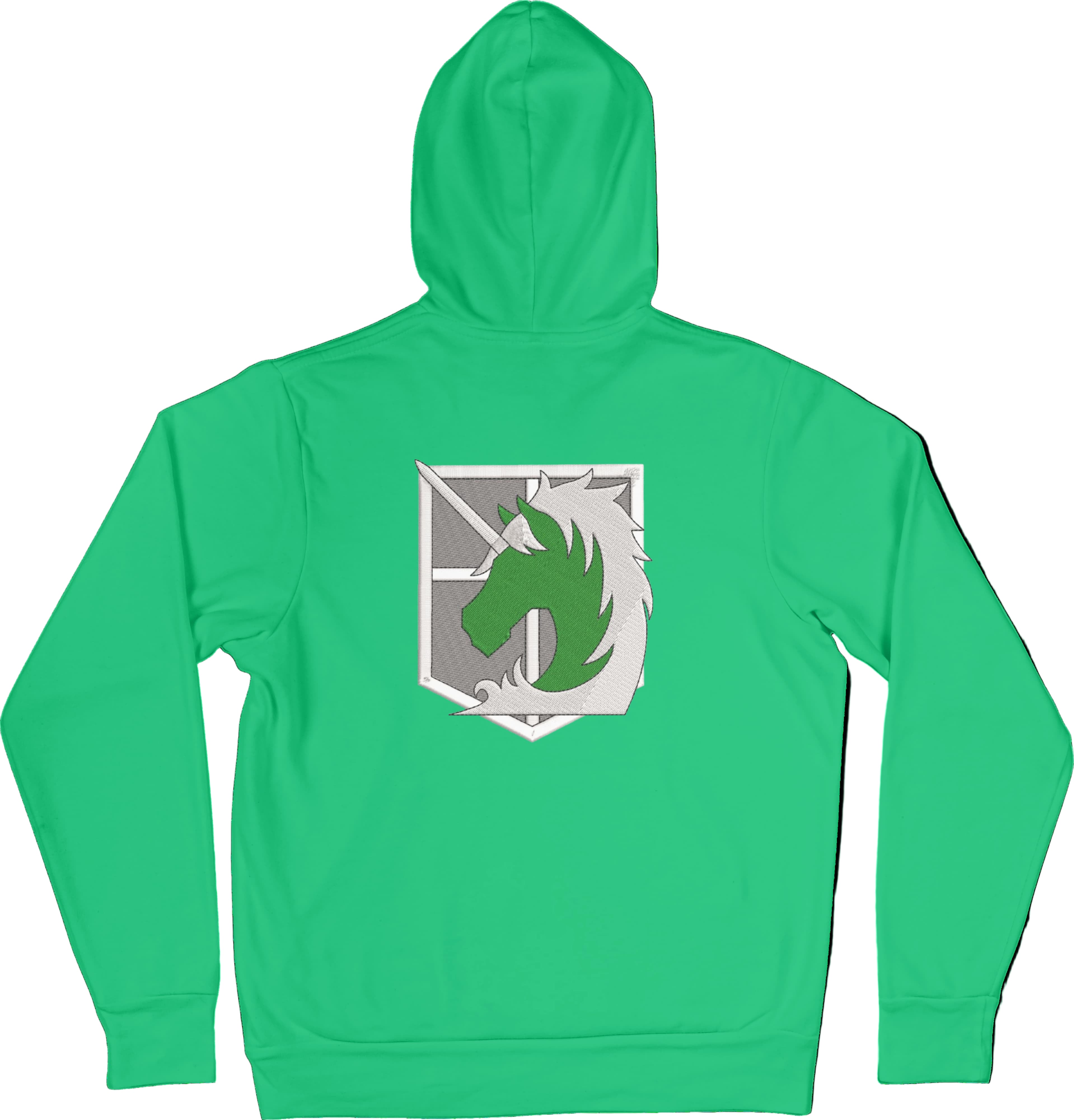 Ricamo Personalizzato - Felpa Ricamata Posteriormente Unisex – Morbida con Cappuccio e Tasca Frontale – Corpo di Gendarmeria-Biiply