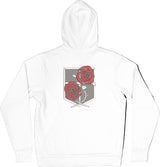 Felpa Ricamata Posteriormente Unisex con cappuccio e tasca frontale – Morbida e Confortevole – Design Corpo di Guarnigione
