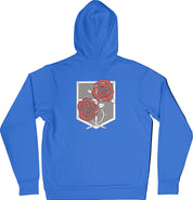 Ricamo Personalizzato - Felpa Ricamata Posteriormente Unisex – Morbida con Cappuccio e Tasca Frontale – Corpo di Guarnigione-Biiply