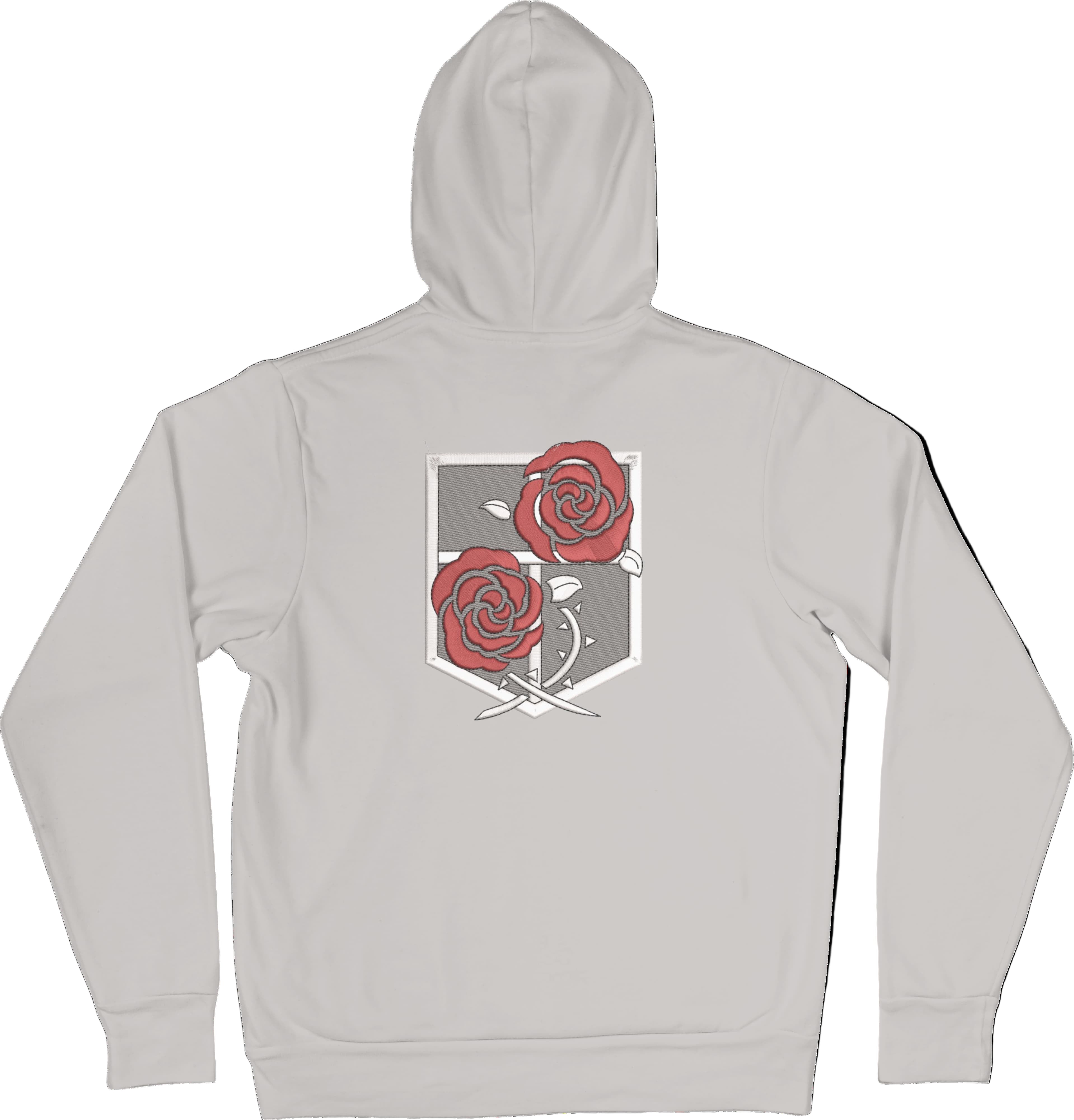 Ricamo Personalizzato - Felpa Ricamata Posteriormente Unisex – Morbida con Cappuccio e Tasca Frontale – Corpo di Guarnigione-Biiply