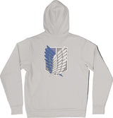 Felpa Ricamata Posteriormente Unisex con cappuccio e tasca frontale – Morbida e Confortevole – Design Stile Streetwear – Design Ali Della Liberta