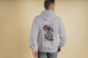 Ricamo Personalizzato - Felpa Ricamata Unisex Con Cappuccio – Morbida e Confortevole – Design Geisha-Biiply