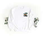Unisex Crewneck Embroidered Sweatshirt – Soft and Comfortable – Bonsai Design