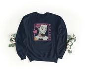 Ricamo Personalizzato - Felpa Ricamata Unisex a Girocollo – Morbida e Confortevole – Design Hisoka-Biiply