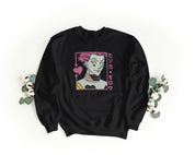 Ricamo Personalizzato - Felpa Ricamata Unisex a Girocollo – Morbida e Confortevole – Design Hisoka-Biiply