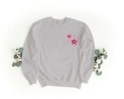 Ricamo Personalizzato - Felpa Ricamata Unisex a Girocollo – Morbida e Confortevole – Design Sakura-Biiply