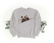 Ricamo Personalizzato - Felpa Ricamata Unisex a Girocollo – Morbida e Confortevole – Design Swoosh Harry Potter-Biiply