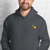 Unisex Embroidered Hoodie – Soft – Bee Design