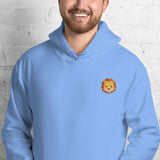 Unisex Embroidered Hoodie – Soft – Lion Design