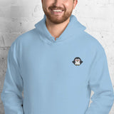 Unisex Embroidered Hoodie – Soft – Penguin Design