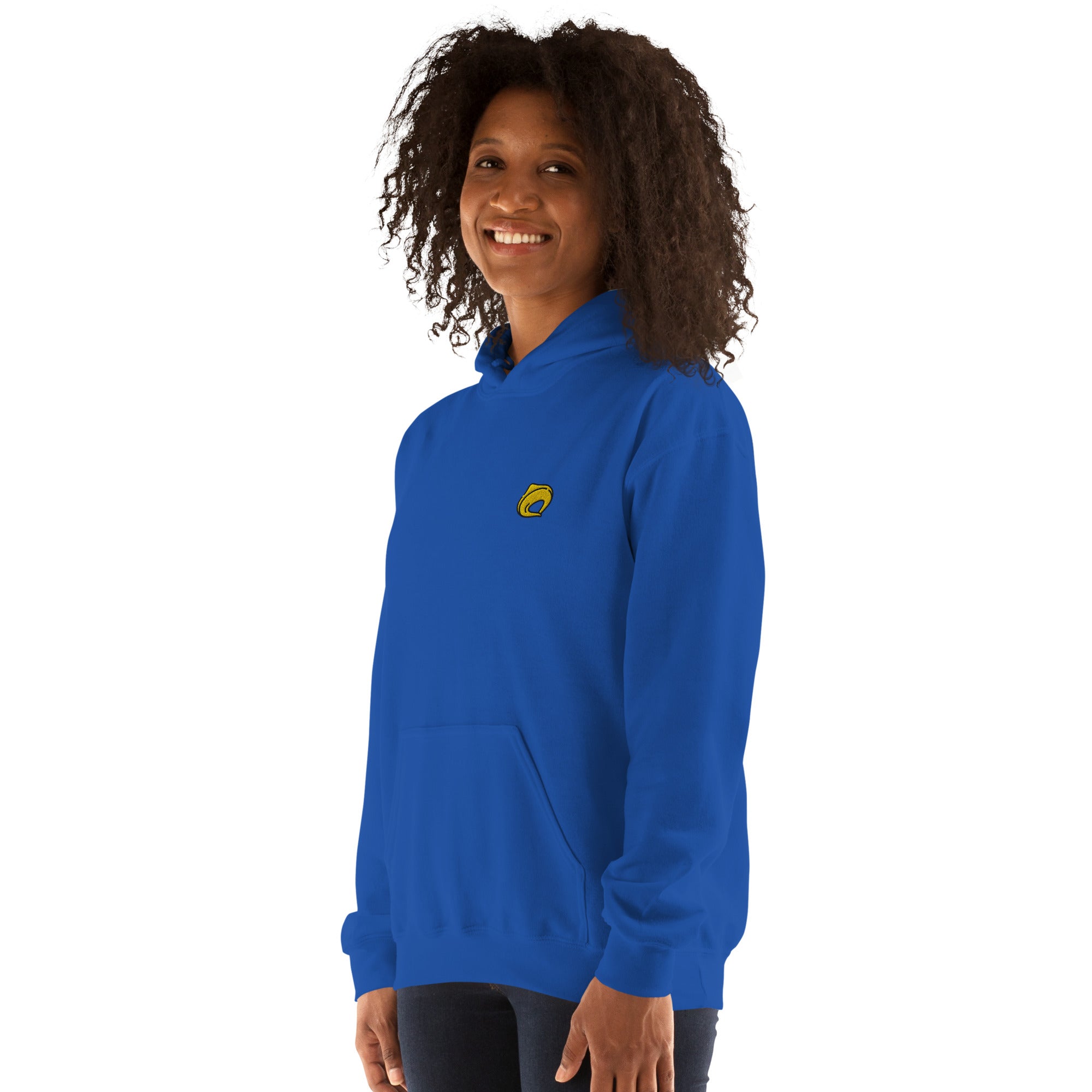 Ricamo Personalizzato - Felpa Ricamata Unisex con Cappuccio – Morbida – Design Turtléin-Biiply