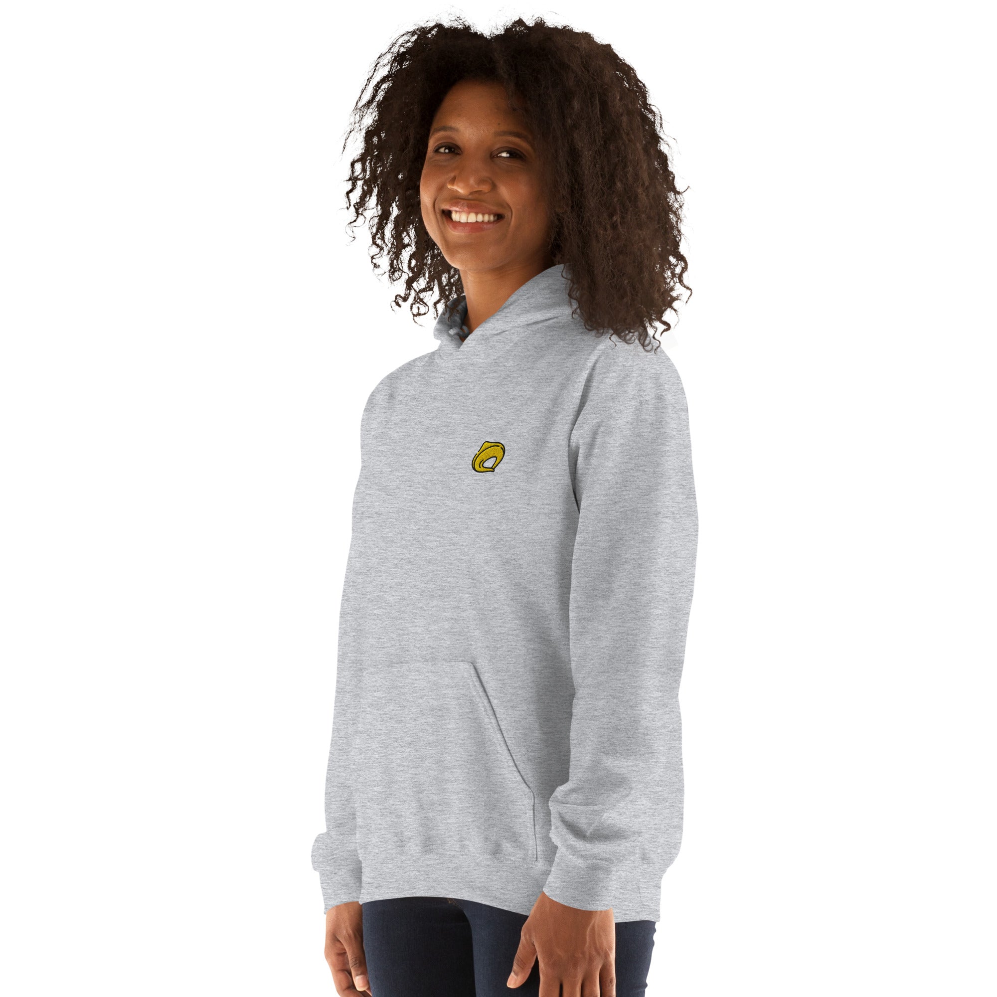 Ricamo Personalizzato - Felpa Ricamata Unisex con Cappuccio – Morbida – Design Turtléin-Biiply
