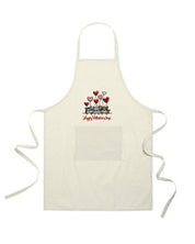 Ricamo Personalizzato - Grembiule in Cotone Riciclato – Sostenibile e Pratico – Cucina e Lavoro – Design Ricamato Gatti Happy Valentines Day-Biiply