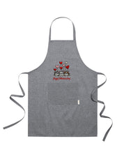 Ricamo Personalizzato - Grembiule in Cotone Riciclato – Sostenibile e Pratico – Cucina e Lavoro – Design Ricamato Gatti Happy Valentines Day-Biiply