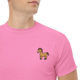 Unisex Embroidered T-Shirt 100% Cotton – Comfortable – Horse Design