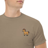 Unisex Embroidered T-Shirt 100% Cotton – Comfortable – Horse Design