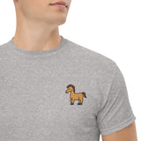 Unisex Embroidered T-Shirt 100% Cotton – Comfortable – Horse Design