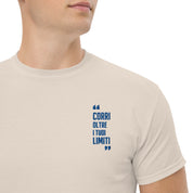 Ricamo Personalizzato - T-Shirt Unisex Ricamata 100% Cotone – Confortevole – Design Corri Oltre-Biiply