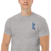 Ricamo Personalizzato - T-Shirt Unisex Ricamata 100% Cotone – Confortevole – Design Corri Oltre-Biiply