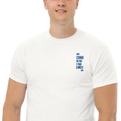 Ricamo Personalizzato - T-Shirt Unisex Ricamata 100% Cotone – Confortevole – Design Corri Oltre-Biiply