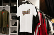 Ricamo Personalizzato - T-Shirt Unisex Ricamata 100% Cotone – Confortevole – Design Dio Brando-Biiply