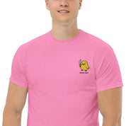 Ricamo Personalizzato - T-Shirt Unisex Ricamata 100% Cotone – Confortevole – Design Duck Off-Biiply