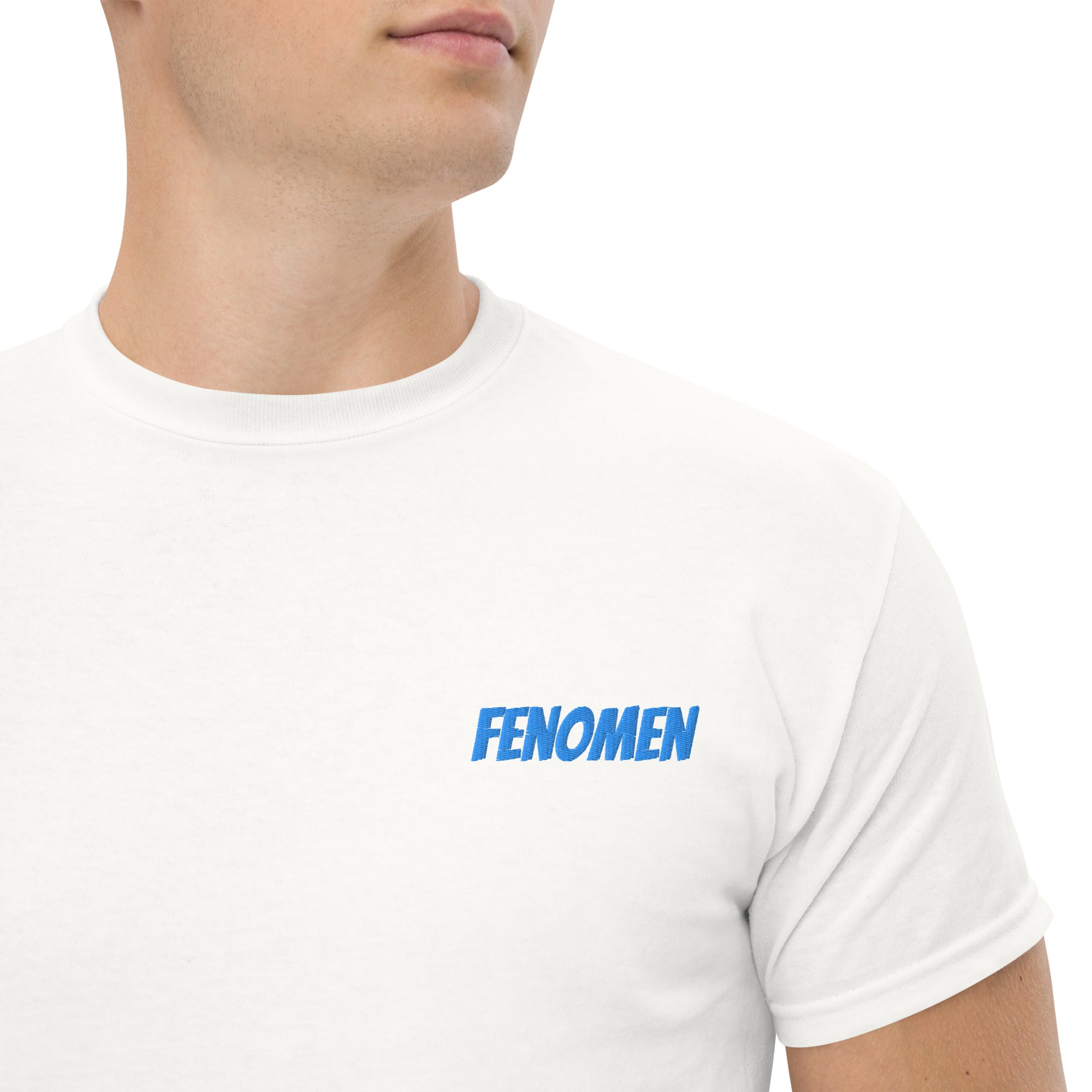 Ricamo Personalizzato - T-Shirt Unisex Ricamata 100% Cotone – Confortevole – Design Fenomen-Biiply