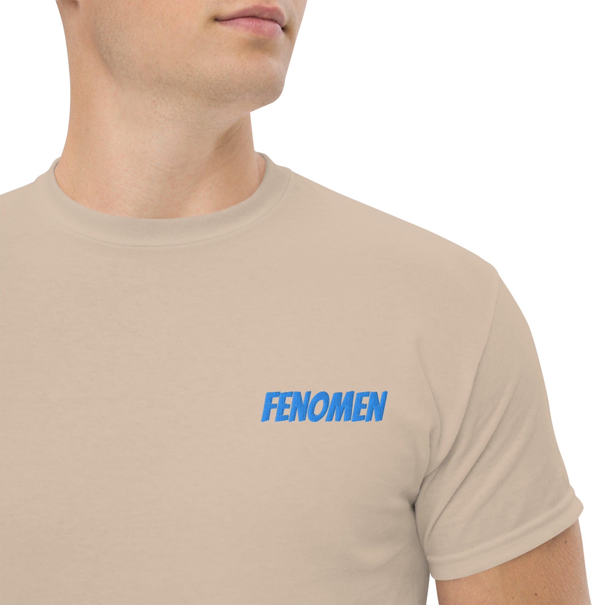 Ricamo Personalizzato - T-Shirt Unisex Ricamata 100% Cotone – Confortevole – Design Fenomen-Biiply