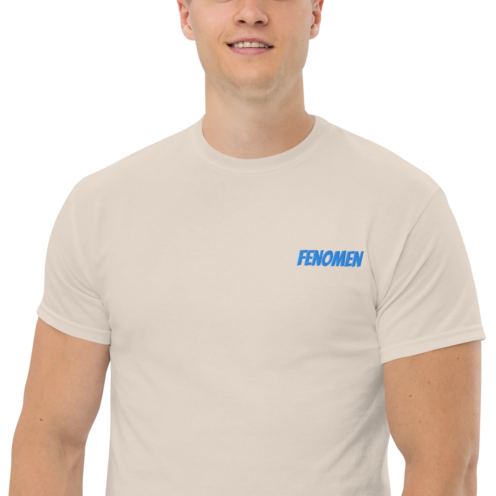 Ricamo Personalizzato - T-Shirt Unisex Ricamata 100% Cotone – Confortevole – Design Fenomen-Biiply