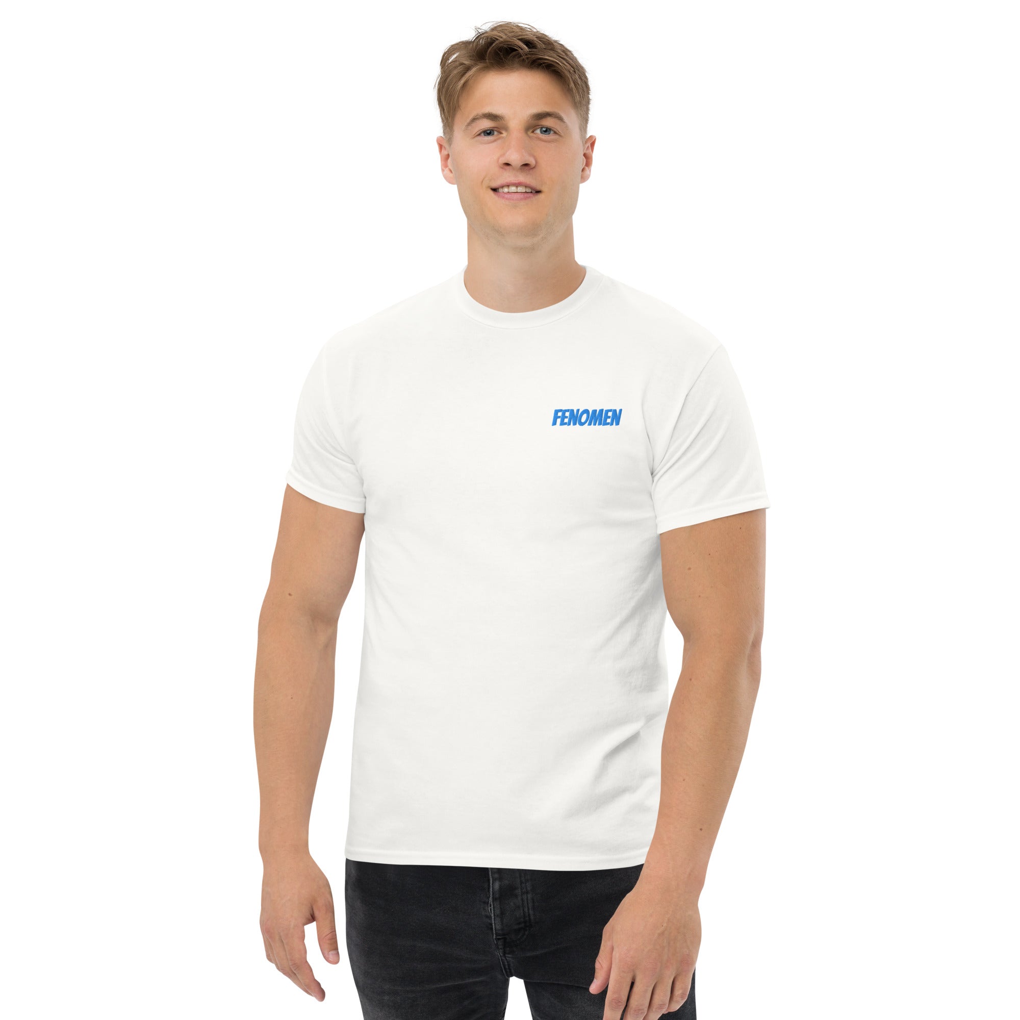 Ricamo Personalizzato - T-Shirt Unisex Ricamata 100% Cotone – Confortevole – Design Fenomen-Biiply