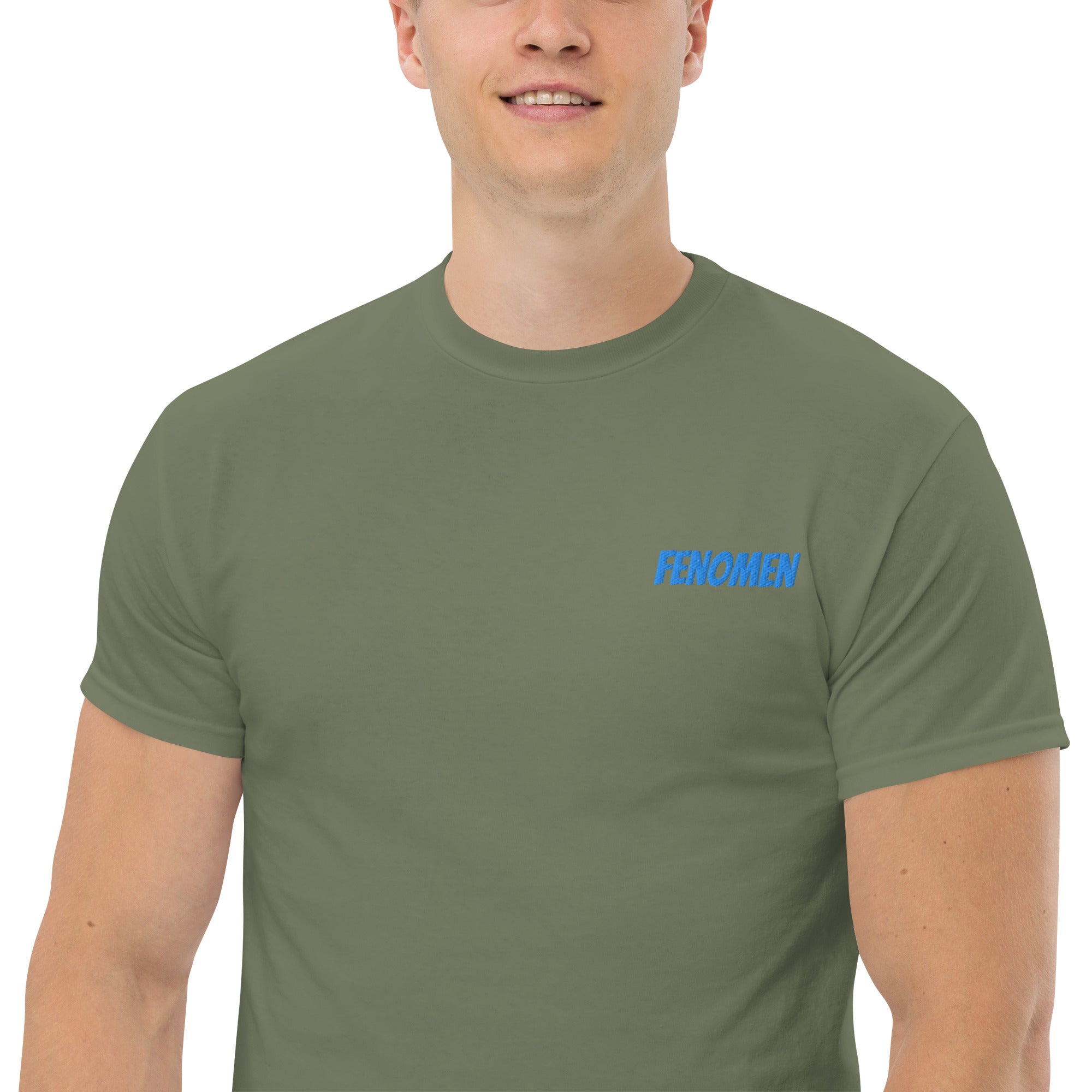 Ricamo Personalizzato - T-Shirt Unisex Ricamata 100% Cotone – Confortevole – Design Fenomen-Biiply