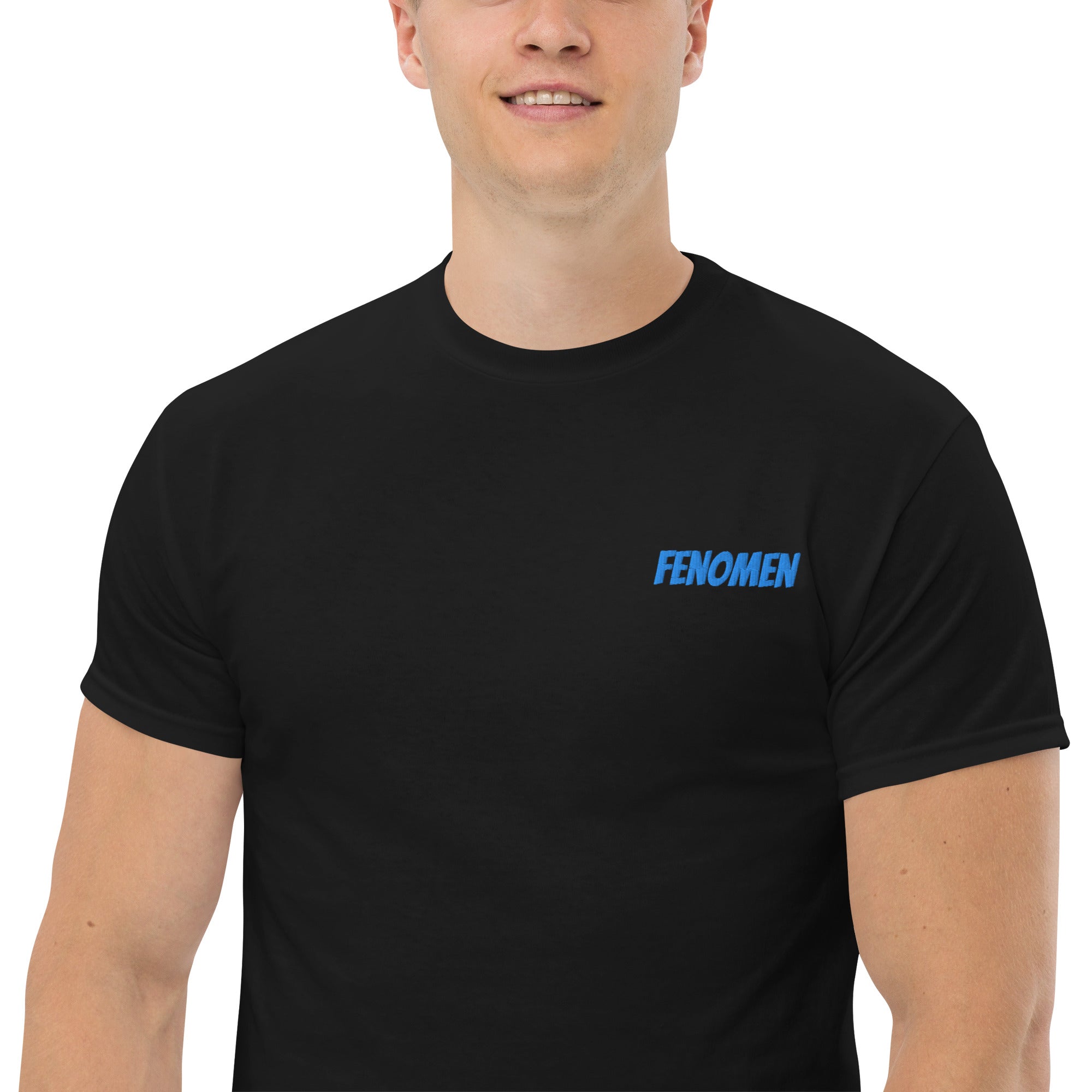 Ricamo Personalizzato - T-Shirt Unisex Ricamata 100% Cotone – Confortevole – Design Fenomen-Biiply