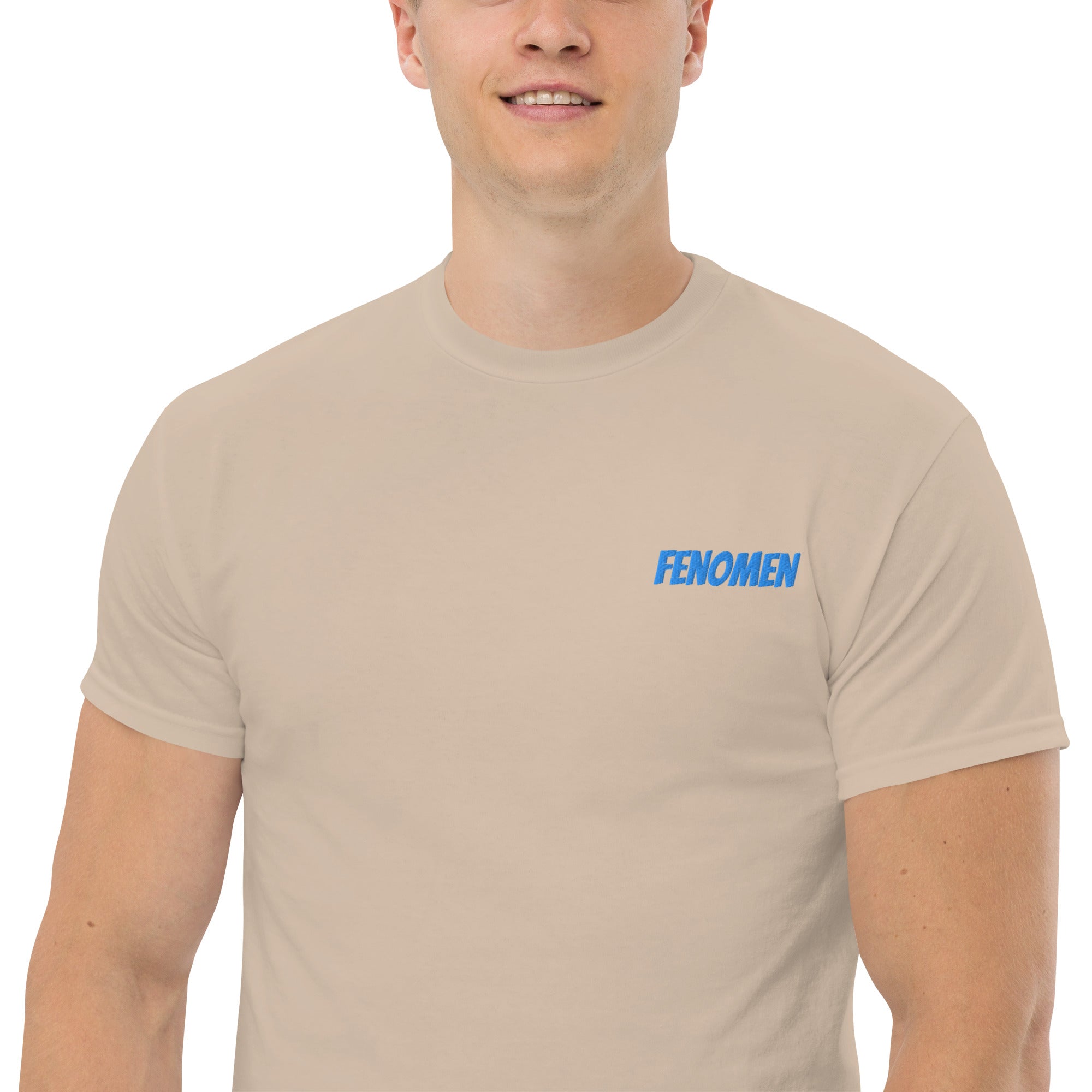Ricamo Personalizzato - T-Shirt Unisex Ricamata 100% Cotone – Confortevole – Design Fenomen-Biiply