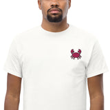 Unisex Embroidered T-Shirt 100% Cotton – Comfortable – Crab Design