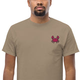 Unisex Embroidered T-Shirt 100% Cotton – Comfortable – Crab Design