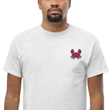 Unisex Embroidered T-Shirt 100% Cotton – Comfortable – Crab Design